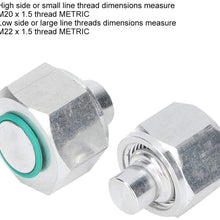 Rear AC Block Off Kit,Akozon 2Pcs Fit for Dodge Caravan 2004-2011 Car Modification Accessories