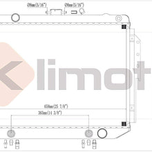 Klimoto Radiator | fits Dodge Ram 1500 2500 3500 Van 3.9L V6 5.2L 5.9L V8 | Replaces CH3010175 CH3010179 52029116 52029117 52029119