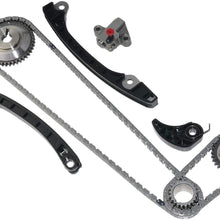 NEWZQ Full Timing Chain Kit Replacement for Nissan Versa Juke Tiida Micra Note 1.6L Engine: HR16DE 13070-ED010 13021-ED000 13070-ED000