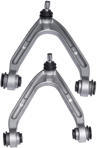 TUCAREST 2Pcs K621675 K621676 Left Right Front Upper Control Arm and Ball Joint Assembly Compatible 2006 2007 2008 2009 2010 Hummer H3 2009 2010 Hummer H3T Driver Passenger Side Suspension