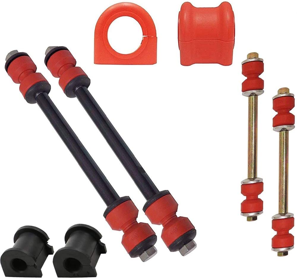 8PC Front/Rear Sway Bar Links + Front/Rear Bushings FITS 2002-2005 FORD EXPLORER MOUNTAINEER 29/30MM BAR