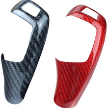 Bluecow Carbon Fiber Gear Shift Knob Cover Trim, Replacement Accessories for BMW F01 F02 F07 F10 F11 F15 F16 F18 F20 F21 F22 F23 F30 F32 F33 F34 F35 F36 E70 E71 E70M E71M