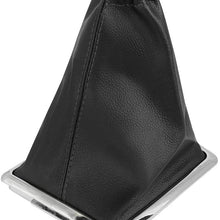 X AUTOHAUX Car Gear Shift Boot Cover Dust Cover Replacement for Ford Focus 2005-2012