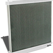 CoolingSky 2 Row All Aluminum Radiator for 2003-2007 Ford F250, F350 Super Duty 6.0丨2003-05 Excursion 6.0L (fits: Turbo Diesel Powerstroke Engine)