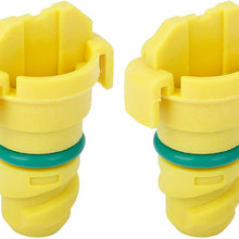 X AUTOHAUX 2pcs ABS Car Engine Oil Drain Plug Replacement for Ford F150 2015-2018 KX6Z6730B