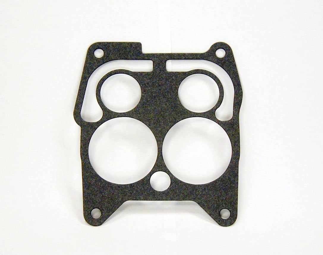 Metal Baffle Plate Base Gasket Compatible with Rochester 4 BBL Quadrajet Carburetor in 1967-1969 Cadillac (Metal shim/Heat shield, Stainless steel)