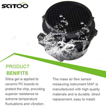 SCITOO Mass Air Flow Sensor Meter Sensor MAF fit BMW 323Ci 323i 2.5L 328i 2.8L 1999-2000 323iS 2.5L 328iC 328iS 2.8L 1999 325Ci 325i 2.5L Before 9/02 525i 2.5L 2001-2003 3621432356 5WK9608