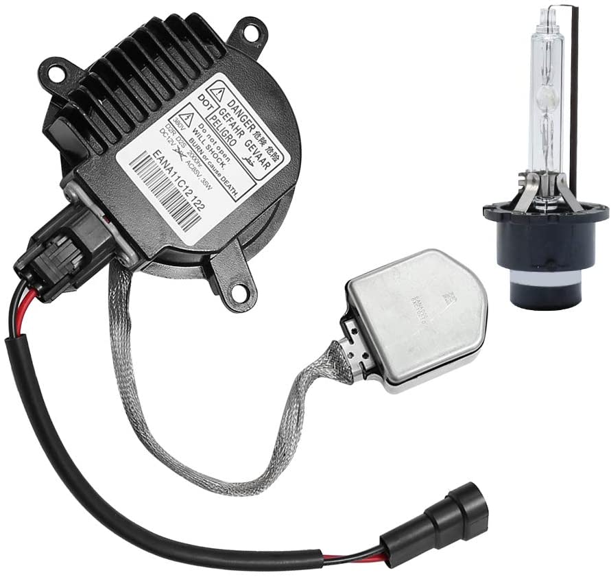 Headlight Ballast Control Unit w/ D2S Bulb and Igniter Replacement for Nissan Infiniti G35 G37 M35 M45 M37 M56 Fx35 Fx37 Fx50 Fx45 Qx56 Qx70 Nissan 350z 370z Altima Maxima Murano Rogue