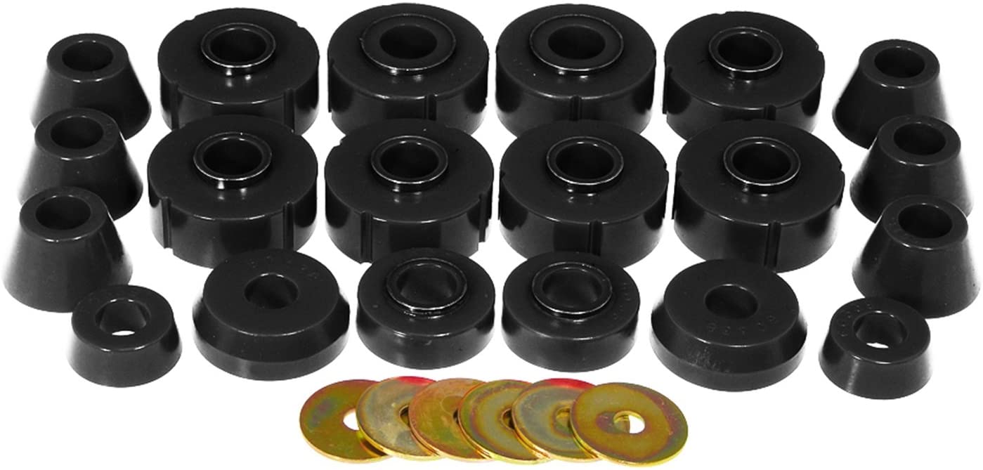 Prothane 6-103-BL Black Body and Cab Mount Bushing Kit - 20 Piece