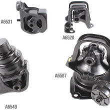 DNJ MMK1008 Complete Engine Motor & Transmission Mount kit for 1994-1997 / Honda/Accord / 2.2L / Auto Trans.