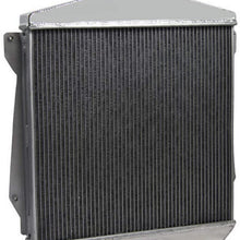 OzCoolingParts 4 Row Core All Aluminum Radiator for 1943-1948 44 45 46 47 Chevy Fleetline/FleetMaster/Stylemaster L6 MT