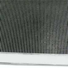 OzCoolingParts 66-79 Ford F-Series Radiator, 4 Row Core All Aluminum Radiator for 1966-1979 1968 1970 75 76 Ford Bronco F-100 F-150 F-250 F-350 Pickup Truck L6 V8 Engines