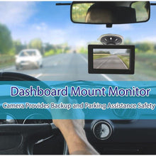 Pyle Backup Car Camera Rearview Monitor System - Parking & Reverse Assist with Waterproof and Night Vision Abilities, 4.7" Monitor Display Screen, Wide Angle Lens Cam, Distance Scale Line - (PLCM4700)