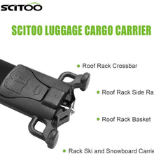 SCITOO fit for Chevy Equinox for GMC Terrain 2010-2017 Aluminum Alloy Roof Top Cross Bar Set Rock Rack Rail