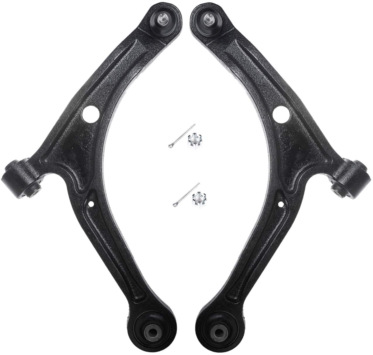 TUCAREST 2Pcs K621349 K621350 Left Right Front Lower Control Arm and Ball Joint Assembly Compatible With 2001 02 03 04 05 2006 Acura MDX 2003-2008 Honda Pilot Driver Passenger Side Suspension