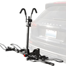 BV 2-Bike Bicycle Hitch Mount Rack Carrier for Car Truck SUV - Tray Style Smart Tilting Design (2-Bike Carrier)