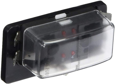 Bussmann FP-ATM-04ID Fuse Panel (4 Pole Automotive ATM with LED Indicators and Clear Cover), 1 Pack