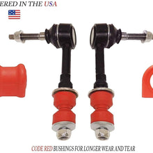 Suspension Dudes 4PC Front Sway Bar Links+Bushings Dodge Ram 1500 2500 3500 4x4 HD