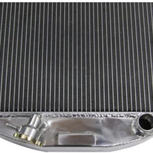 OzCoolingParts 62mm 4 Row Core Aluminum Radiator for 1930-1931 Ford Model A, 1932 Ford High Boy & Model B B,40,48,68,74,78,81 A,82 A,85 and More Models, Chevy V8 Engine