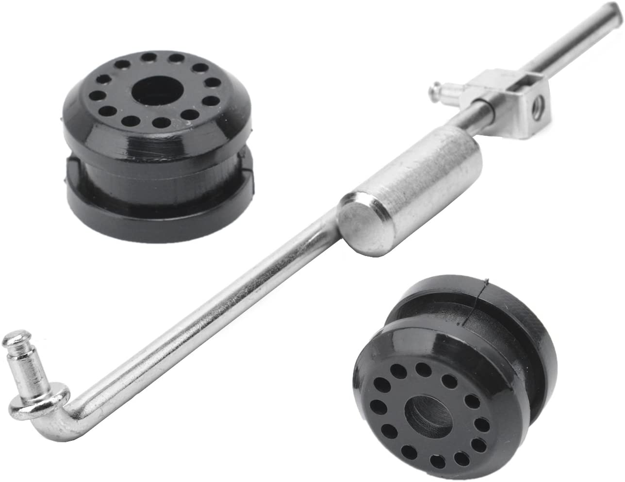 Bapmic 55366066AB Transfer Case Shifter Control Linkage + 68078974AA Bushing kit for 2005-2012 Dodge Ram 4x4