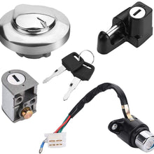 Ignition locks, Motorcycle Ignition Switch Fuel Gas Cap Seat Lock Keys for Honda CMX250 Rebel 1985-2014 CA125