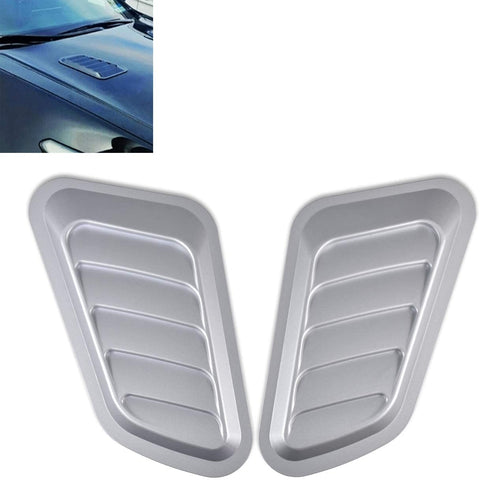 TUINCYN Universal Car Vent Decorative Air Flow Cover Intake Scoop Turbo Bonnet Hood Scoops 1 Pair (Carbon Fibre)