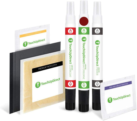 TouchUpDirect 3R3 Barcelona Red Pearl for Toyota Exact Match Touch Up Paint Combo - Platinum Package