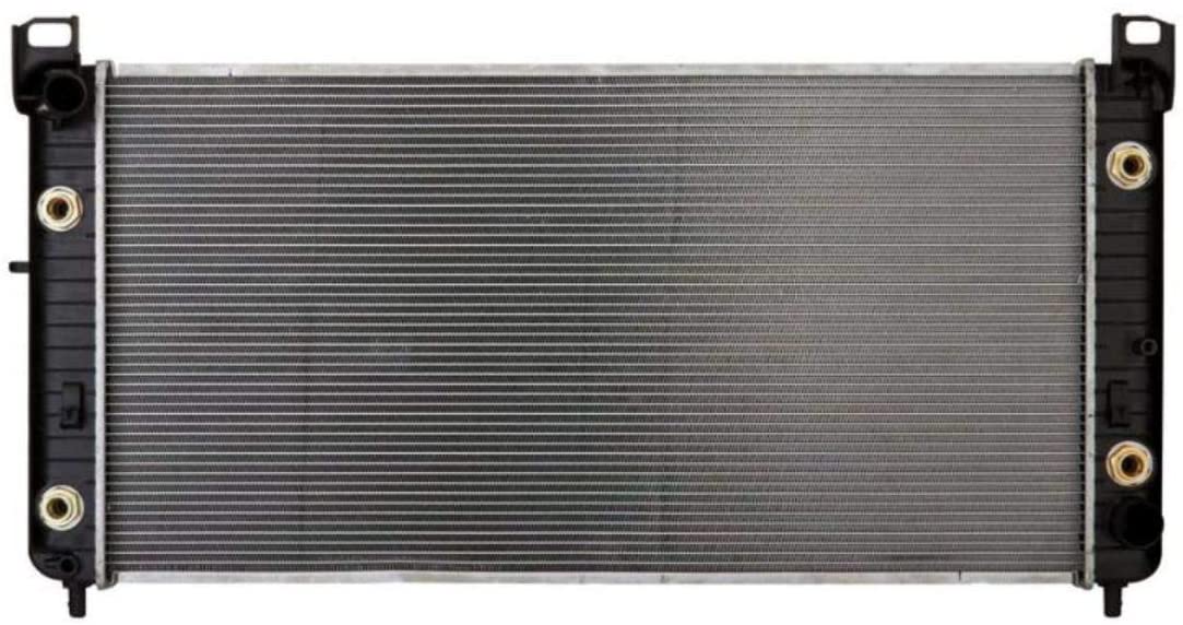 AOKAILI Auto Radiator 2 Row Fit 01-02 Chevy C3500HD 8.1L 01-02 GMC C3500HD 8.1L