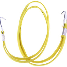 Queenbox 80CM Bicycle Cargo Racks Tied Rubber Straps Rope with Hooks for Securing Tarps, Canvases, Red