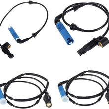 Ensun ABS Wheel Speed Sensor for BMW 3 E46 325i 330i M3 Z4 E85 Front Rear Left Right # 34526752681 34526752682 34526752683