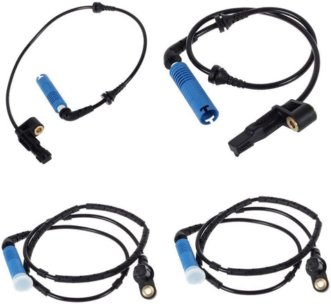 Ensun ABS Wheel Speed Sensor for BMW 3 E46 325i 330i M3 Z4 E85 Front Rear Left Right # 34526752681 34526752682 34526752683