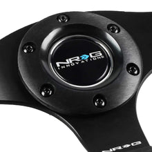 NRG Innovations RST-012R 320mm Race Style Leather Steering Wheel with Black stitch