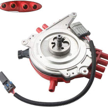 MOSTPLUS Ignition Distributor & Harness Compatible with Optispark LT1 Chevy Camaro Caprice Corvette Replaces 1104032