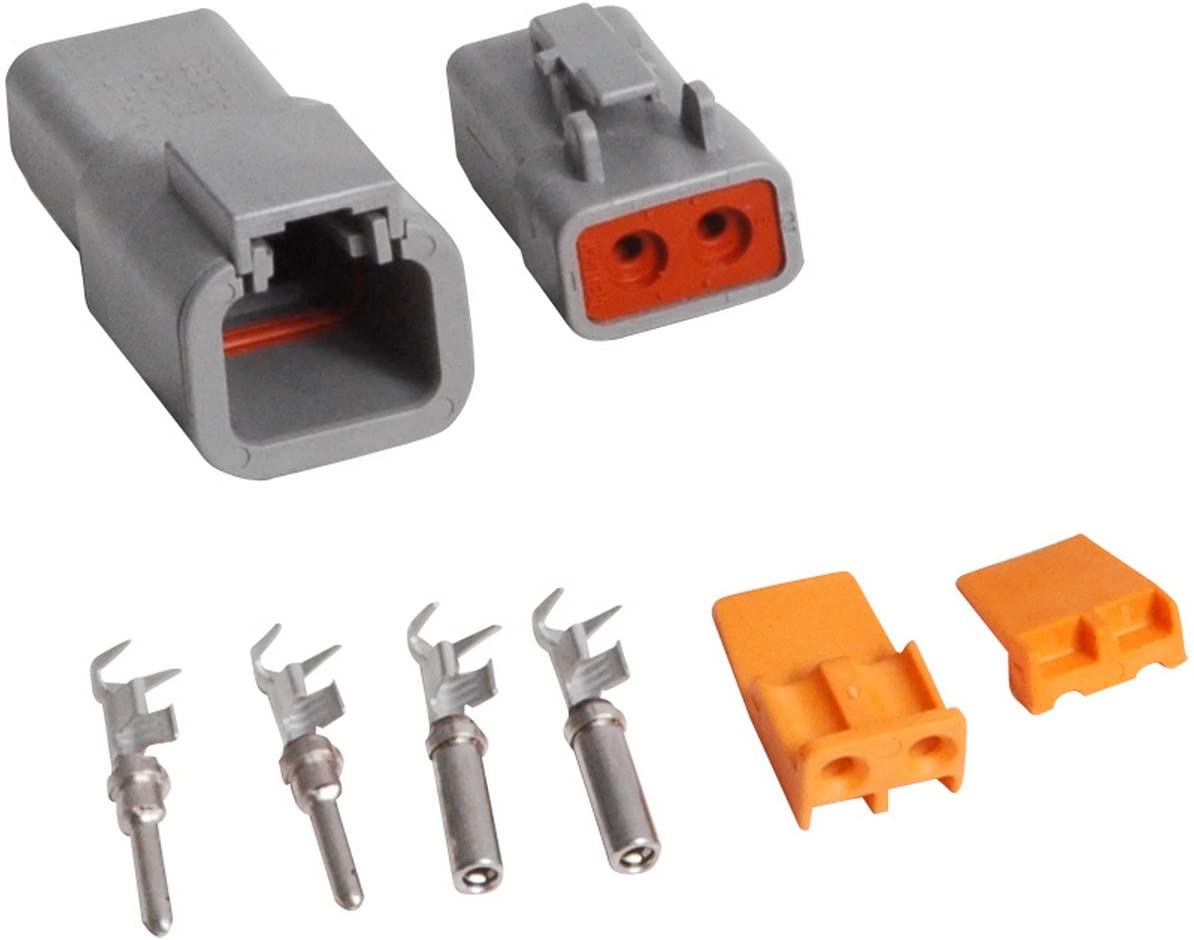 MSD 8184 2-Pin 12-14 Gauge Deutsch Connector