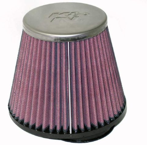 K&N Universal Clamp-On Air Filter: High Performance, Premium, Replacement Filter: Flange Diameter: 2.375 In, Filter Height: 4.40625 In, Flange Length: 0.75 In, Shape: Oval Straight, RC-70032