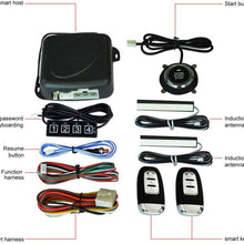 NHIMIO 10pcs Auto car start stop engine system with keyboard PKE Keyless Entry Engine Alarm System set password open/close door