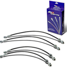 Replacement for Mazda 626 Stainless Steel Hose Brake Line Set (Red) - GF FS KL