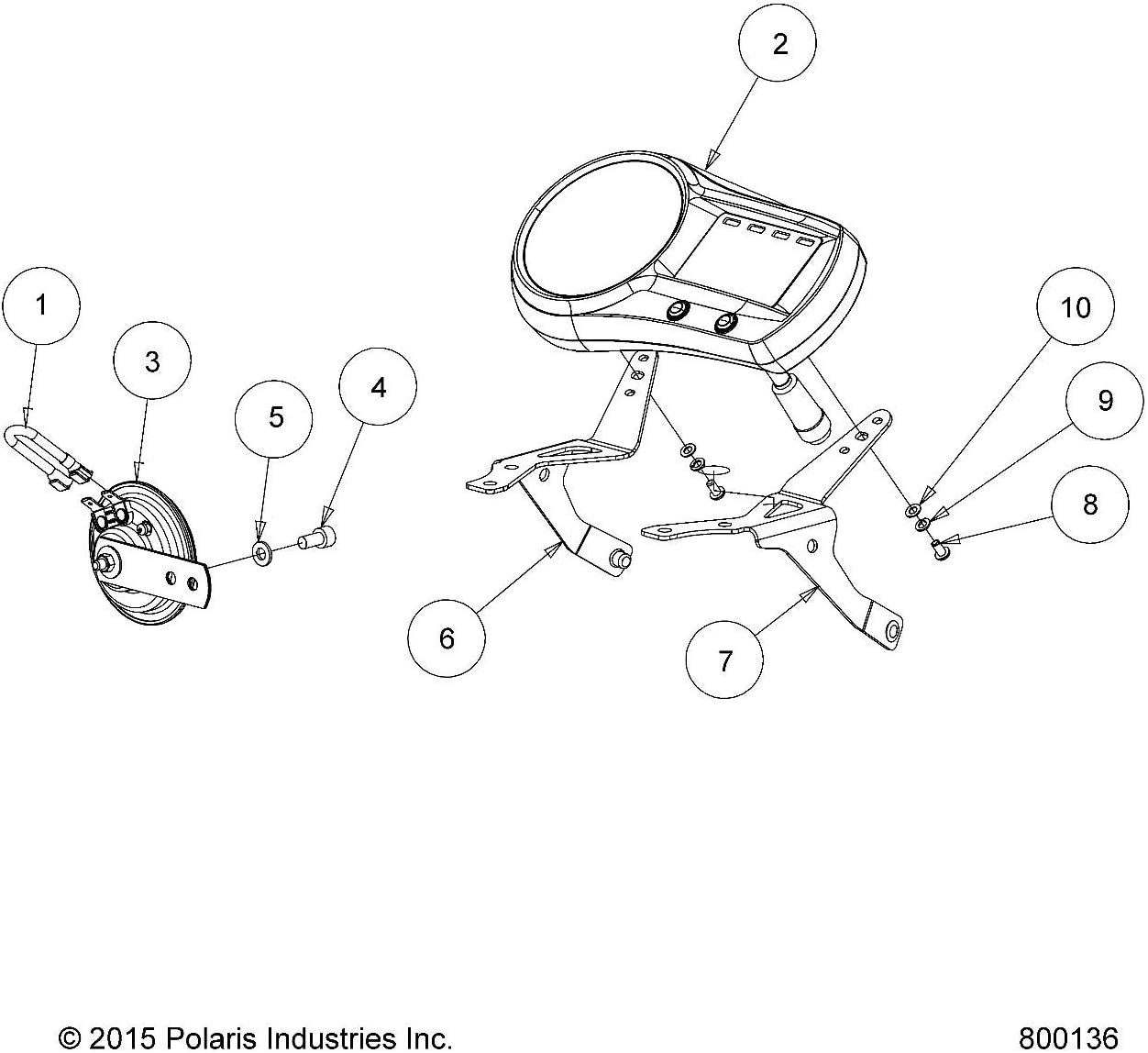 Polaris ASSY, DIODE, CLAMP, 4A, HORN