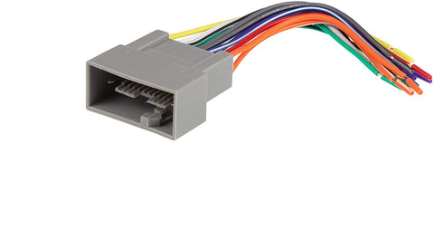 Scosche HA11B Compatible with 2008-18 Honda Power/Speaker Connector/Wire Harness for Aftermarket Stereo Installation with Color Coded Wires