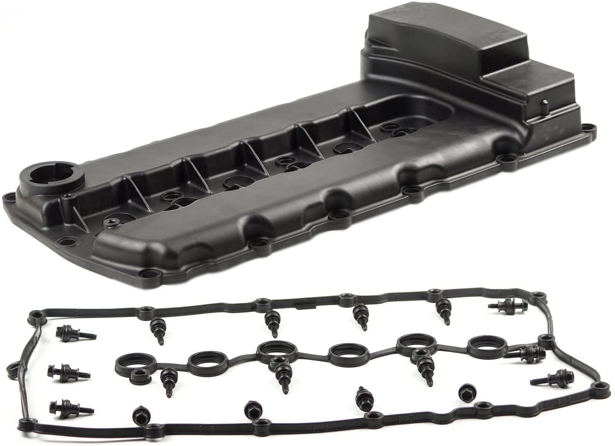 Bapmic 03H103429H Engine Valve Cover with Gasket Kit for Volkswagen Touareg Passat CC Audi Q7 3.6L V6