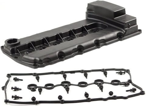 Bapmic 03H103429H Engine Valve Cover with Gasket Kit for Volkswagen Touareg Passat CC Audi Q7 3.6L V6