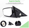 Scitoo Door Mirrors, fit for Honda Exterior Accessories Mirrors fit 2008-2012 for Honda Accord Sedan with Power Adjusting Manul-Folding Features (Driver Side)