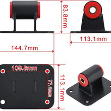 PQY Universal LS Engine Motor Mounts Conversion Swap Set Compatible with Chevrolet LS Conversions LS1 LS2 LS3 LS6 LS7 Engine Motor Mounts (LS Conversion Swaps)