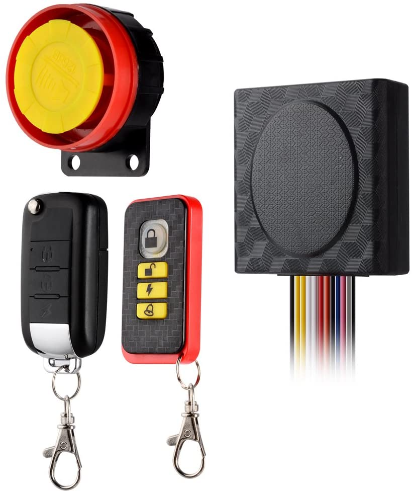 BlueFire Motorcycle Security Kit Alarm System Anti-Hijacking Cutting Off Remote Engine Start Arming Disarming