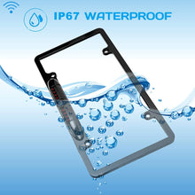 WiFi Wireless License Plate Frame Reversing Camera IR Night Vision PZ439, with IP67 Waterproof Rating, 170 Degrees Perfect Viewing Angle and 8 Infrared Night Vision Lights