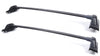 WGERT 1 Pair Black Aluminum Mount Onto the Rooftop Roof Rack Cross Bars Top Rail Carries Luggage Carrier with 39.17in. Front Bar+37.4in. Rear bar Compatible with 07-11 CR-V 6940803571038