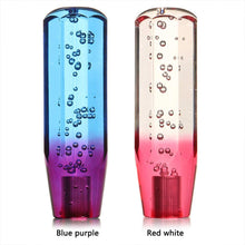 MACHSWON Universal Car Manual Shift Knob, Crystal Bubble Pink + White Gear Shift Knob (20CM)