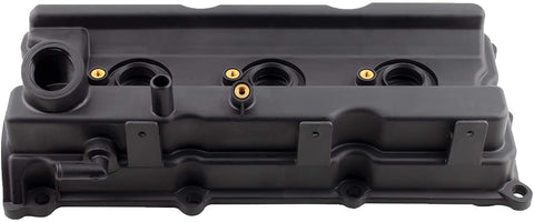 MYSMOT Left Side Valve Cover with Gasket For 2005-2012 Nissan Pathfinder /2005-2015 Nissan Xterra / 2005-2016 Nissan Frontier / 2012-2016 Nissan NV1500 NV2500 NV3500 (ONLY 4.0L V6 VQ40) 13264-EA2