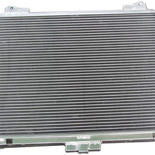 KKS6464 New 3 Rows All Aluminum Radiator Fit 1964 Ford Galaxie 500 Base/XL Gas V8 3.7L 4.3L 4.7L 5.8L 6.4L