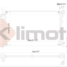 Klimoto Radiator | fits Ford Focus 2008-2011 2.0 L4 | Replaces FO3010286 8S4Z8005A